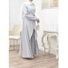 Ensemble long femme voilée pour l'Aïd et mariage