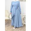 Long veiled woman outfit for Eid and wedding