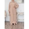 Combo abaya Oman Praline