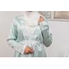 Kimono caftan perfect fit for veiled women Water green 