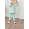 Boy's Aladdin Outfit Water Green Perfect for Eid