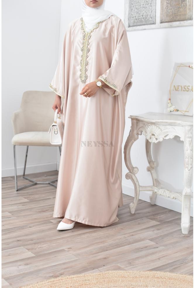 Abaya Gandoura caftan occasional wear suitable for the modest and modern Muslim woman