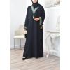 Abaya black Dubaï nidah