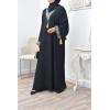 Abaya black Dubaï nidah