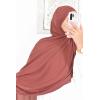 Hijab à enfiler crêpe mousseline