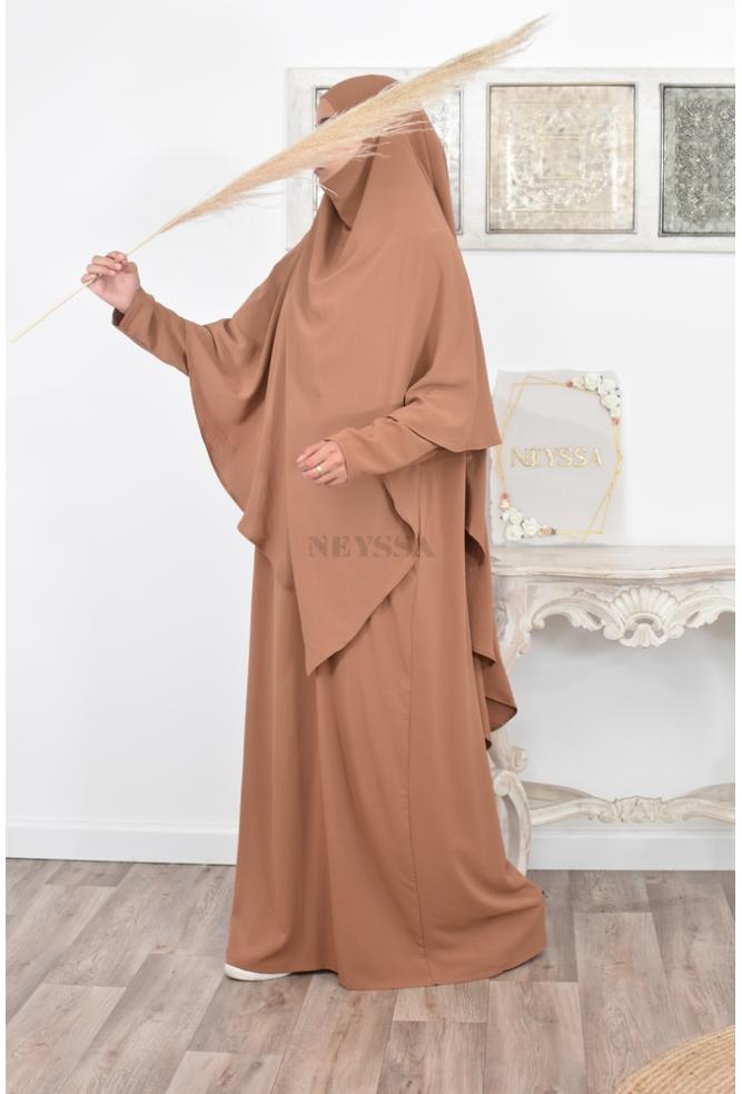 Tenue de prière femme hijab intégré NADAH