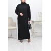 Robe pull longue hiver manches longues