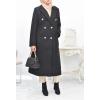 Stockholm long coat with button