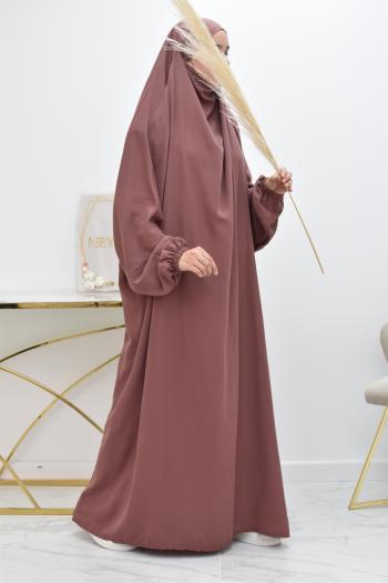 Jilbab femme une pièce fluide mastour pour femme musulmane voilée