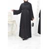 Abaya Dubaï Noire Style Caftani