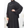 Abaya Dubaï évasée pour femme pudique