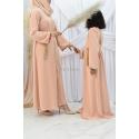 Abaya mother or daughter peach