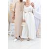 Ensemble long femme voilée pour l'Aïd et mariage