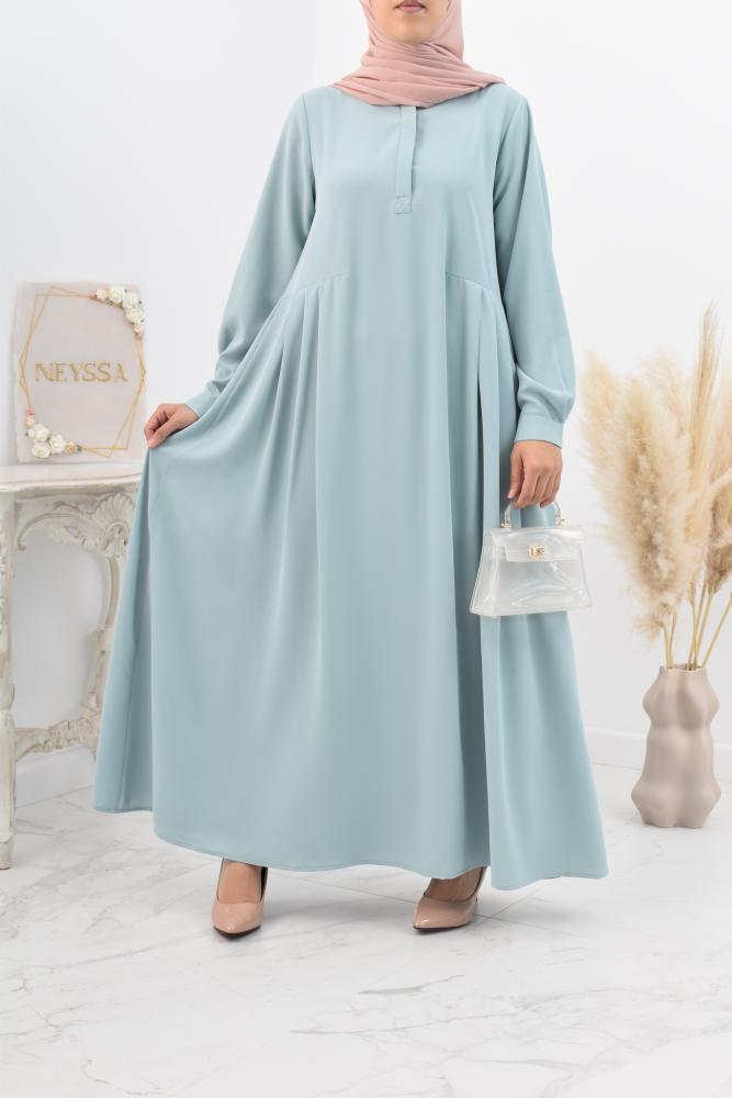 Langes ausgestelltes Abaya-Kleid 