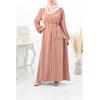 Modest fashion abaya shirt dress
