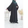 Umm Safwan Flared abaya with puffed sleeves