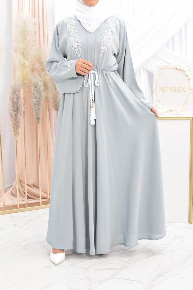 Lange Abaya Dubai für Frauen Eid