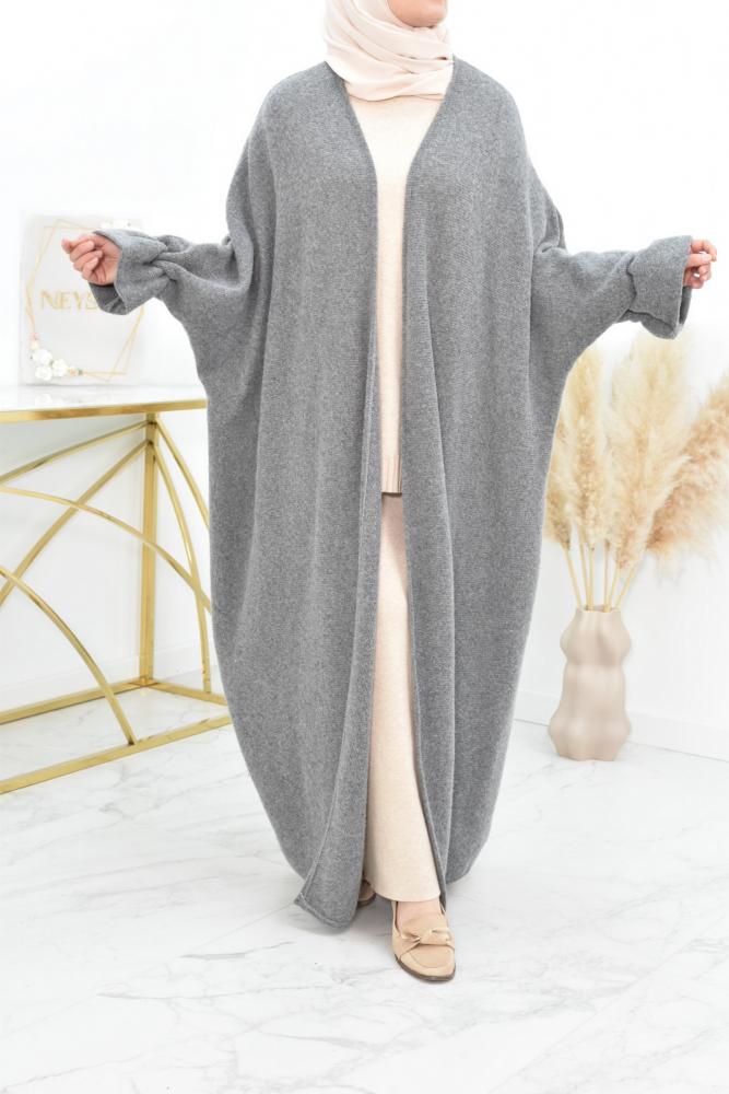 Gilet papillon farasha oversize d'hiver convient pour vos abaya vos jilbab