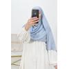 Hijab à enfiler satin plissé Neyssa