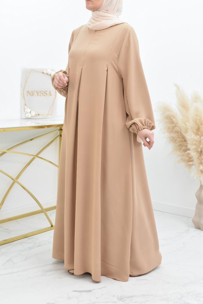 Robe abaya neyssa en soie de Medine