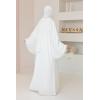 Abaya kimono Dubaï blanc cassé
