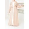 Abaya Kimono Dubai 3-teilig beige Neyssa shop