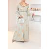 Abaya caftan vert d'eau Neyssa shop