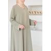 Abaya mère ou fille vert Neyssa shop