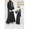 Abaya Mutter oder Mädchen schwarz Neyssa shop