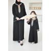 Abaya Mutter oder Mädchen schwarz Neyssa shop