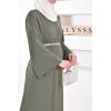 Robe abaya évasée soie de Médine Neyssa Neyssa shop