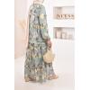 Elegant floral chiffon dresses cheap Neyssa shop