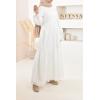 Dianella floral muslin dress off white