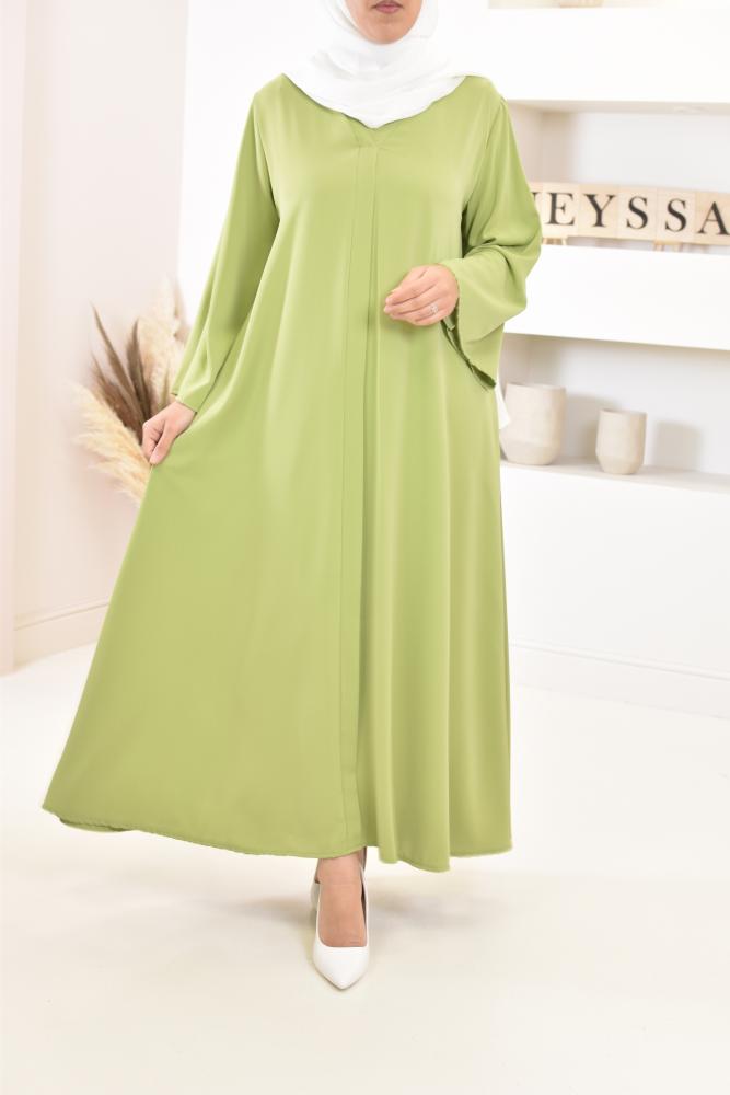 Kleid ausgestellte Abaya aus Medina-Seide Neyssa Neyssa shop