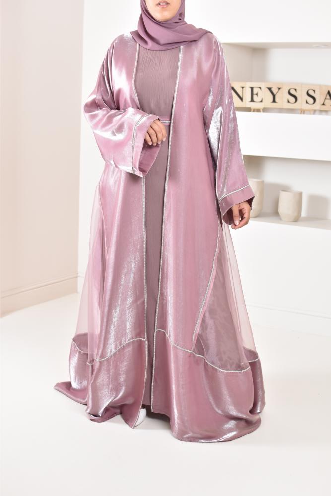 Abaya Dubai Widad mauve