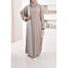 Abaya Dubai taupe set Neyssa shop