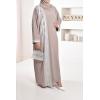 Set Abaya Dubai taupe Neyssa shop