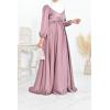 Satinea heart-shaped long dress