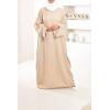 Abaya Kleid mit Leineneffekt billig Neyssa shop