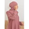 Burkini zipp grande taille Indonesia vieux rose