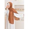 Hijab plissé coton confort