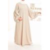 Abaya manches bouffantes Umm Nour