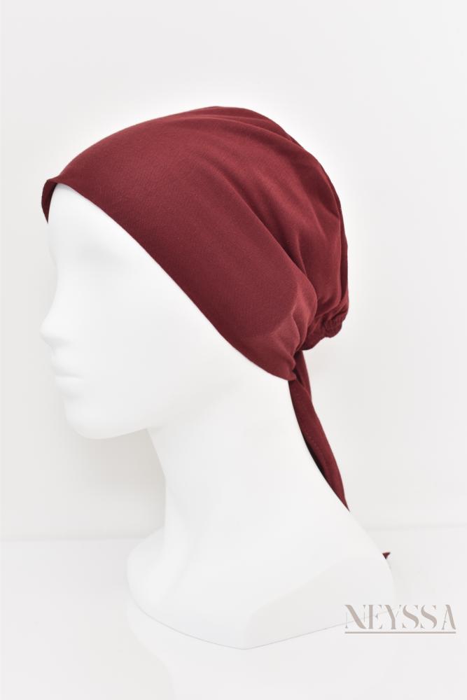 Bonnet hijab à nouer coton Daleen XL