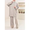 Latte woven women's set SIWENNE