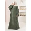 CHAHLA oversized velvet abaya