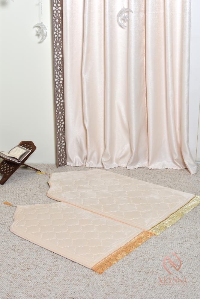 Thick velvet point prayer rugs for adults or children