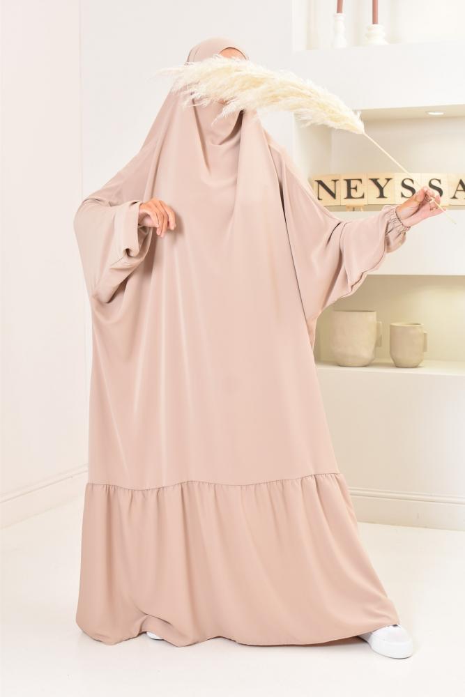 Jilbab soie de Médine 1 pièce Neyssa Shop