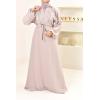 Abaya Umbrella Dubaï vieux rose