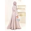 Abaya Umbrella Dubaï vieux rose