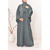 Abaya Dubaï kimono green Neyssa Shop